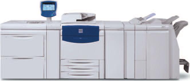 The press features a new PA toner (to handle the higher print speed) and a fifth imaging station is available for spot colour or MICR printing. Capable of handling up to 8.