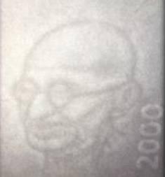 Watermarks: Watermarks are the designs that are generated in the currency notes incorporated