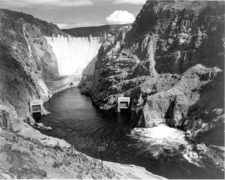 Boulder Dam Construction of a dam on the Colorado River Proposed using the profit from sales of electricity from the dam and helped arrange an agreement on water rights among the seven states of the
