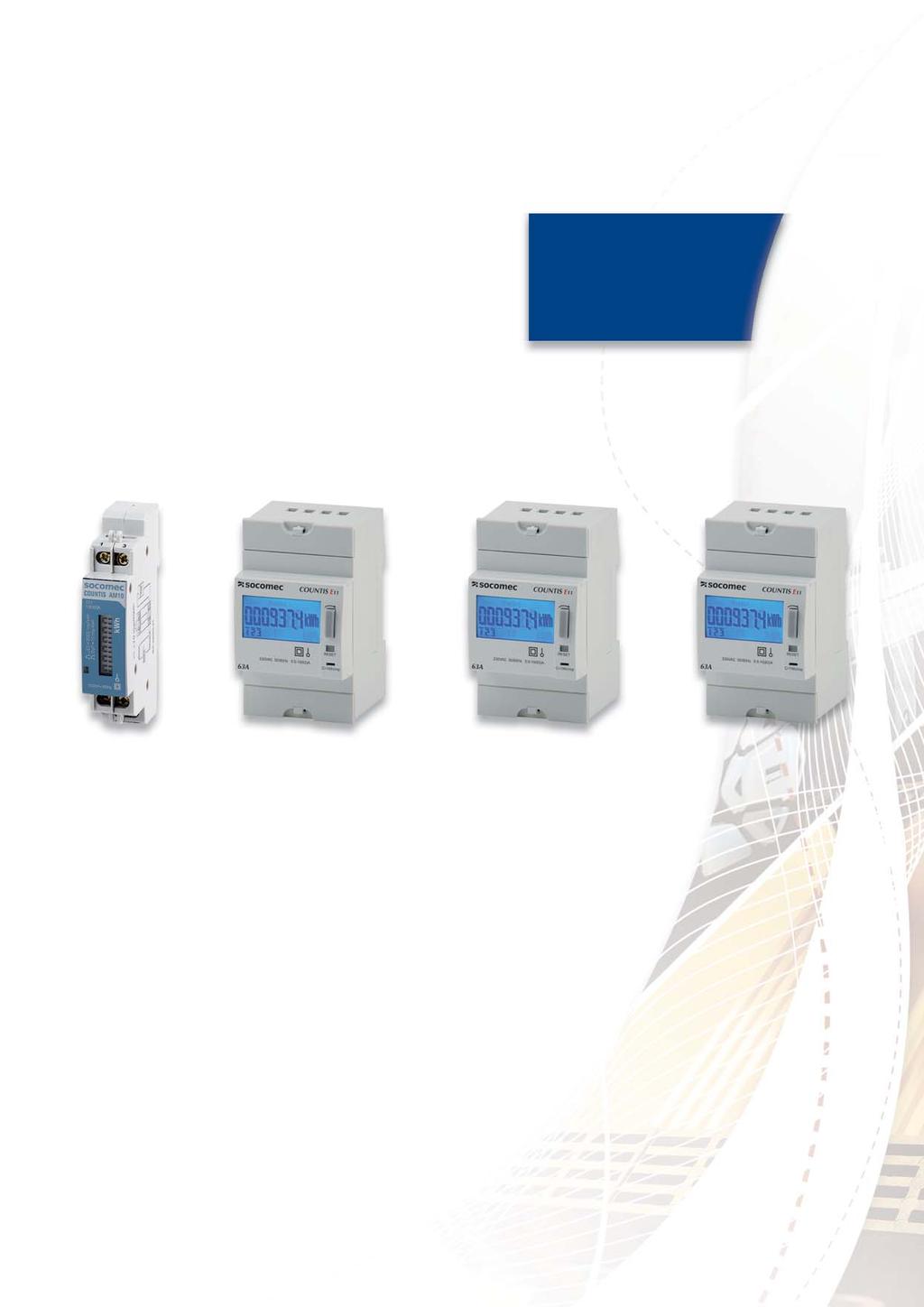 Countis Energy Metering Type Connection Max Rating kwh Metering Single Phase Direct 63A Features: - Direct connect single-phase kwh meter up to 63 Amps (ph/n). - Class 1 to IEC 62053-21.