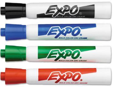 Marks-A-Lot Permanent Markers Dry Erase Markers The permanent ink marks virtually any surface and resists rubbing, water and fading to