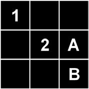 13. The mouse wants to escape from the maze. How many different paths can the mouse take without passing through the same opening more than once? (A) 2 (B) 4 (C) 5 (D) 6 (E) 7 14.