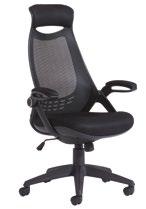 00 TUSCAN MANAGERS CHAIR Black mesh back SO-TUS300T1