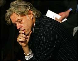 (AP) - Irish rocker and Live 8 organizer Bob Geldof appealed to the Arab world to donate more money to ease poverty on the African continent.