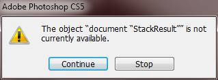 document StackResult is not currently available.