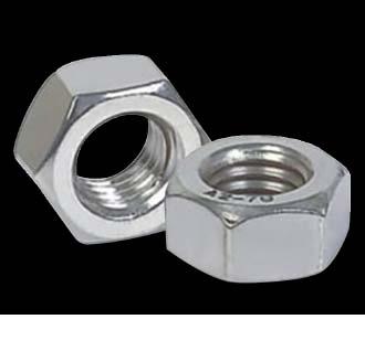 side. A heavy hex nut made of alloy steel, manufactured in accordance with ASTM Standard A194 Grade 2H.