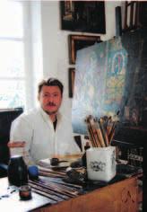 Invited to Rome in 1990, he fell in love with the light and beauty of the place and immigrated to Italy. He now works in his studio in Rome.
