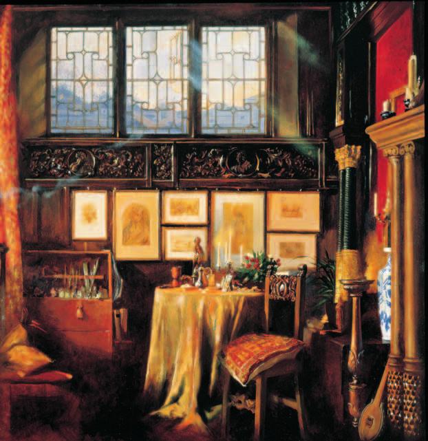 British Interior, oil on canvas, 60 x 80cm (23 1 2 x 31 1 2")