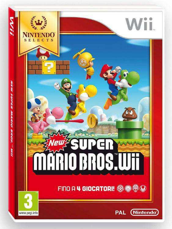 WII New Super Mario Bros