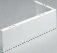 for dado and skirting application Standard colour WH Please note that our steel systems may be subject to