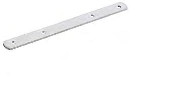 2 70 4 Connecting plate for front panels Steel, galvanised Length mm Order no.