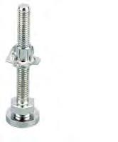 Leveller screws M8 thread, M10 thread Accessories Adjustment fitting for cabinets with blind panels M 8 ø 9,5 65 72