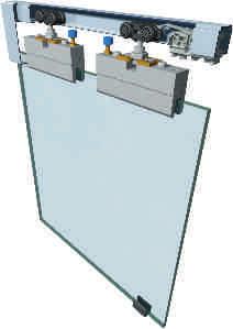 USKY GLASS Fixed Panel Option 41 33 Track 280A Clip Stop 601 33. 284 136 67-7 18-2 Anti Lift Stop 66 F136 70 160 Clamp CAPACITY -2 Max. door weight: 7kg Max. door height: 2400mm Max.