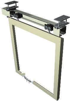 CAPACITY Max. door weight: 00kg (6 hanger) Max. door height: 6000mm - timber or metal framed 2600mm-10mm BS6206 toughened glass 4000mm-12mm BS6206 toughened glass Max.