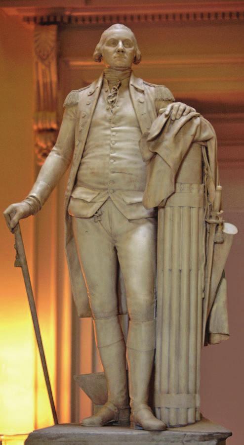 2010 AP ART HISTORY FREE-RESPONSE QUESTIONS 8. This sculpture of George Washington was made by Jean-Antoine Houdon at the end of the eighteenth century. Identify the stylistic period of the work.