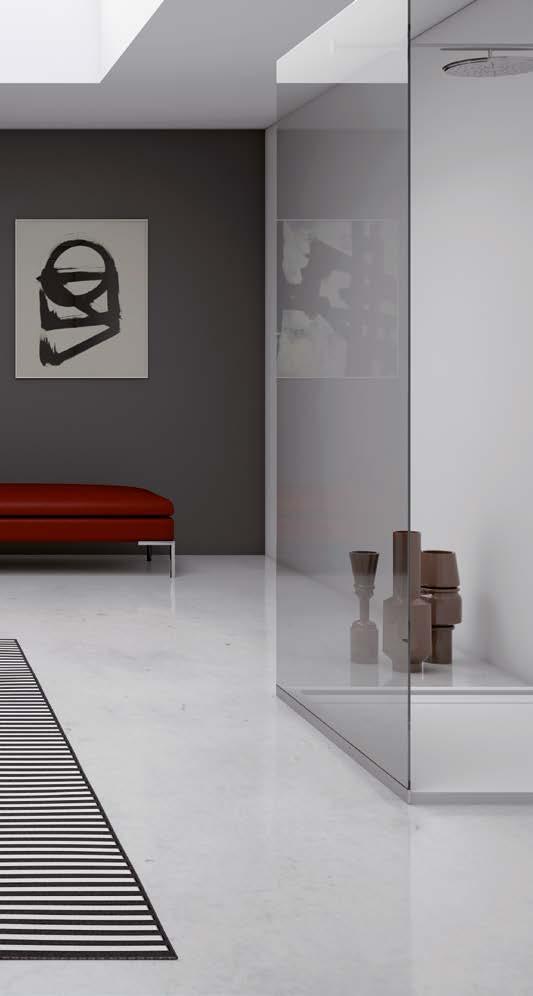ka Composition of modules to the floor with one drawer in Blanco 200B glossy Lacquer.
