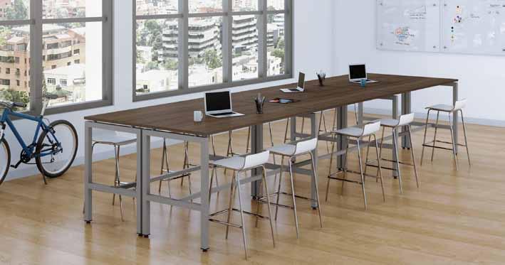 gathering tables ttractive and durable laminate surfaces with PVC DuraEdge detail make these gathering tables perfect for any application. Standard 42 H.