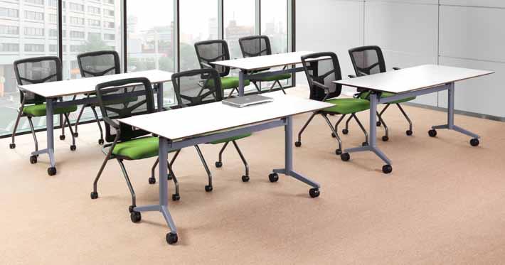 Bevel-Edge Flip Top Nesting Tables Ideal for classroom, meeting and institutional applications, these heavy duty flip top tables provide flexibility and convenience at an outstanding price.