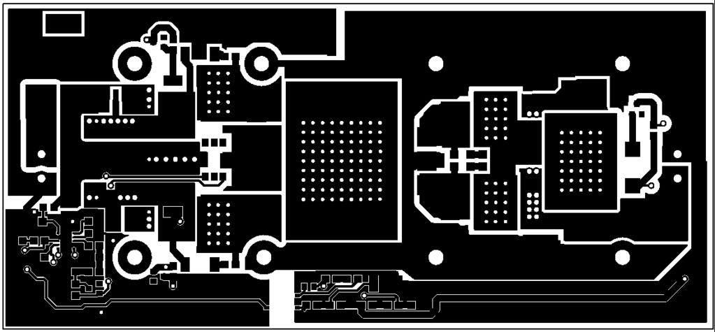 7 PCB Layout The PCB was realised with 2 layers of 2oz copper with all components surface