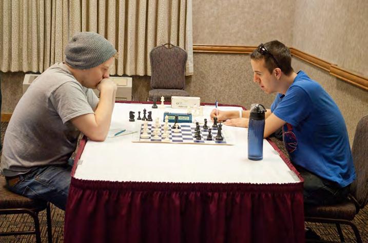 And thus Desmond s post-tournament USCF rating stayed exactly the same (instead of going up), and he got a stern talking-to by his father, Adam.