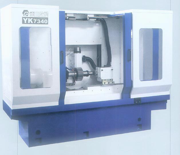 1 QC YK7340 Horizontal CNC Form Gear Grinding Machine The Model #YK7340A CNC Profile (Form) Wheel Gear Grinding Machine is used for grinding precise, special cylindrical gears with an outside