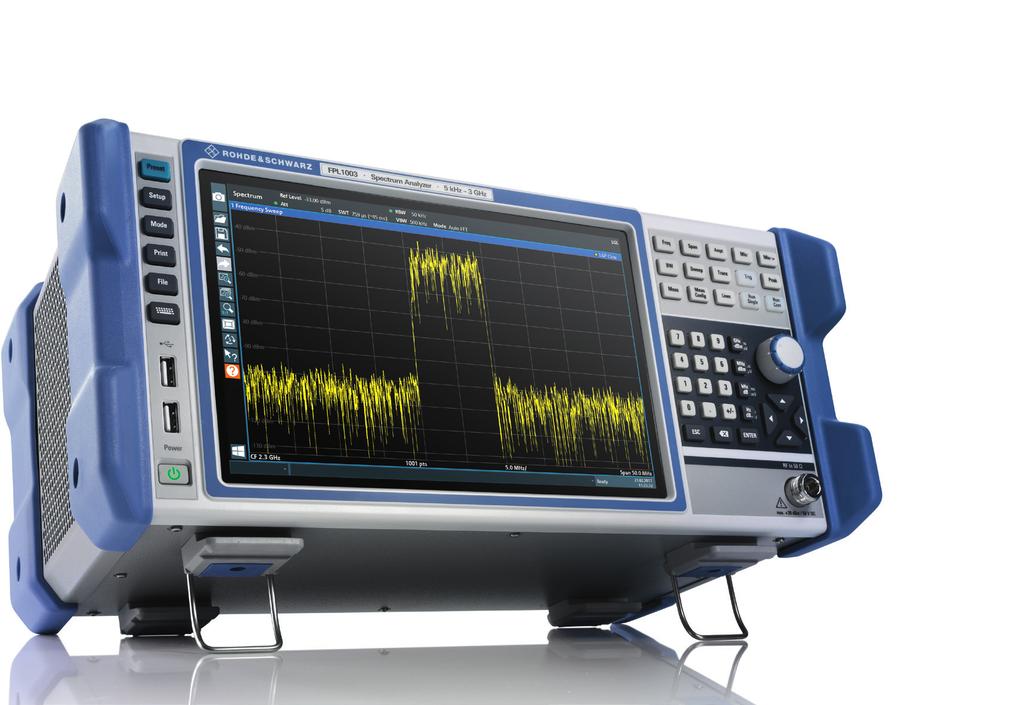 R&S FPL1000 Spectrum Analyzer Experience high performance wherever you take it Product