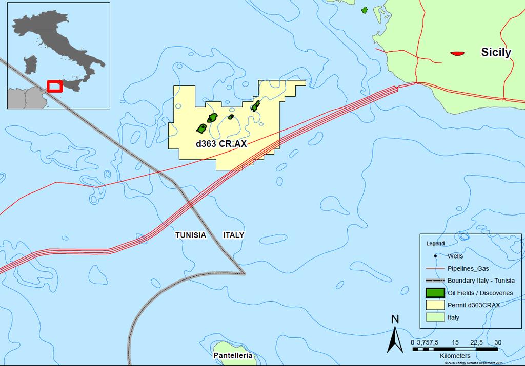 Excellent 2D seismic and well data base Independently assessed 34 mmbo audited remaining 2C recoverable resources for Nilde & other oil discoveries Nailia-1 Nilde-1 bis Nilde-2 Norma-1 100 m
