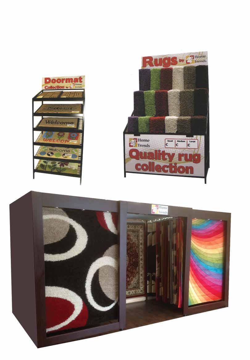 Displays We have a full range of display options available, ask your sales