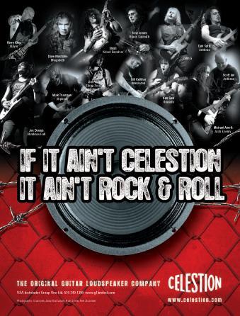 GVT Core Features Celestion was the obvious choice for GVT Voice of Rock & Roll Legendary tone