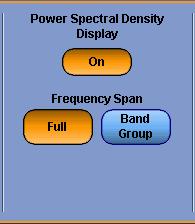 Power Spectral Density Power Spectral Density To control the visibility of the Power Spectral Density plot, click the Plots tab.