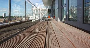 To complement the deck boards Brooks Bros stocks a range of decking components (post, spindles, etc) in matching materials to complete the project.