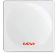RADWIN 2 C-Series & RADWIN 2 B-Series Highlights 5-2 Mbps net aggregate throughput Native TDM (up to 16 E1s/T1s) + Ethernet Long range - up to 12 km/75 miles Asymmetric capacity; fixed or dynamic