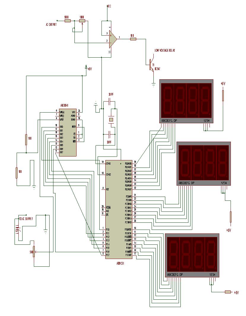 2.2 MOSFET Driver Section: Fig.5. Microcontroller Section In other to generate enough biasing current input to the MOSFET terminal, an NPN transistor was used.