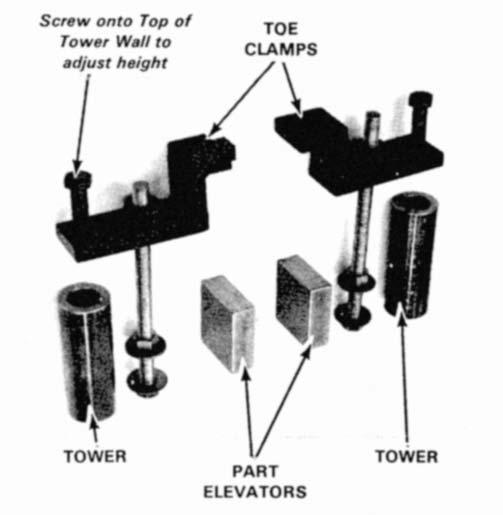 Figure 9, Short Part Part Elevators must be made long enough to accommodate overstroke
