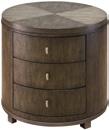 LIVING 1584-972 BYRON DRUM TABLE DIA 25 H 24 Three drawers Metal base Page: 31 1580-990 CAMBRION OCCASIONAL WALL