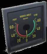 Maritime bridge instruments D3v... models White scale, IP54 Moving coil indicator Indicators for maritime applications, pointer rotation max.