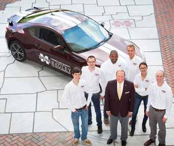 CAR OF THE FUTURE PROVES THAT MSU GRADUATES ARE CAREER READY Amid vast and exciting innovations within the automotive industry, the Center for Advanced Vehicular Systems at Mississippi State