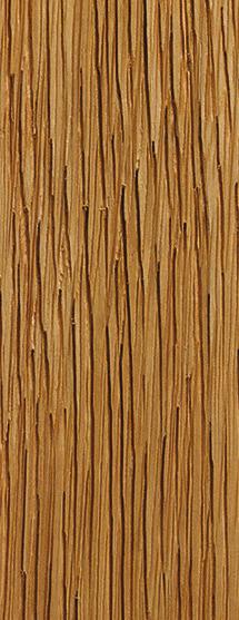Ridge wood veneer slab doors are internally edgebanded creating a clean look. Textured face, untextured edgebanding and back.