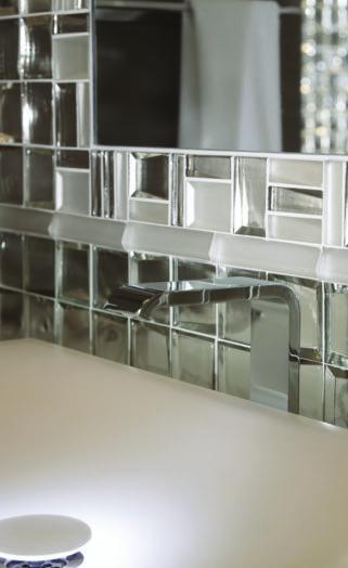 Sideview Glass Design Solutions Prepare to be dazzled... Sideview Glass is a collection of multi-beveled glass tile that sparkles with unabashed opulence.