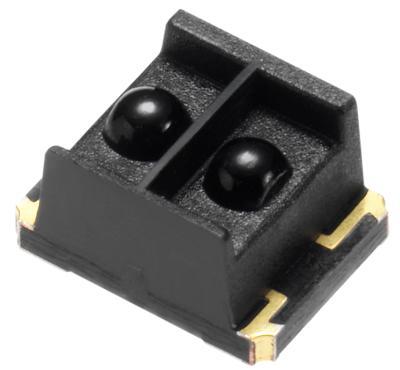 mm Description ITR152SR4A/TR8 is a compact-package, phototransistor output, reflective photo interrupter, with emitter and detector facing the same direction in a molding that provides non-contact