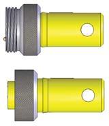 MIN Series MDC Series Insulator: Oil Resistant Yellow PVC Insulator: Polyamide Coupling: Clear Anodized Aluminum