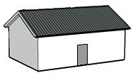 Page 38 Gable Roof A Gable Roof has two roof surfaces of the same size, that are pitched at the same angle back to back Common