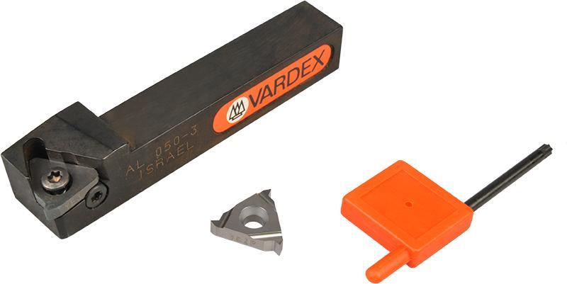 External Threading Tool (Optional) 5506-00 The External Threading Tool includes the following equipment: A carbide insert: right-handed, inscribed circle (I.C.) of 9.5 mm (0.