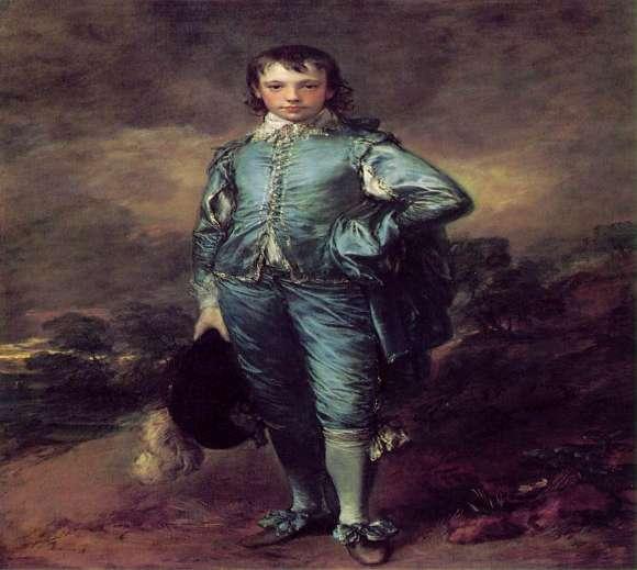 Blue Boy by Gainsborough The painting of The Blue Boy is perhaps one of the most well known works by Gainsborough.