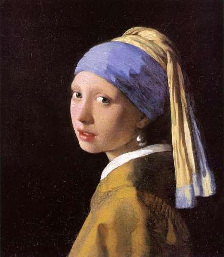 Girl With a Pearl Earring by Vermeer It is unknown who was the sitter of this painting or if it was even intended