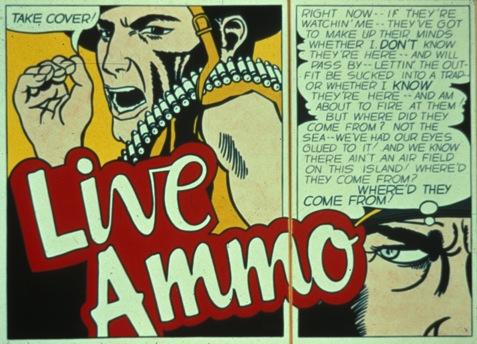 Roy Lichtenstein, Live ammo, and