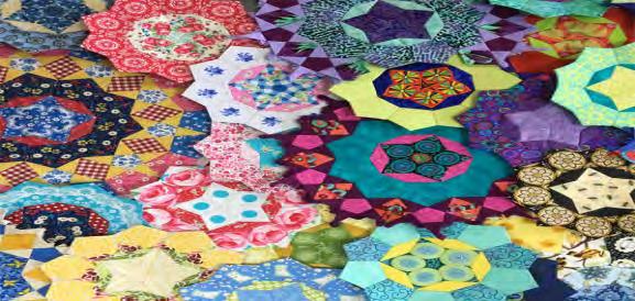 Our monthly group is open to anyone who would like to join and learn English Paper Piecing (EPP). This quilt-along lasts 5 sessions.