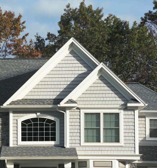 Our modern take on this classic never has to be painted or stained to maintain resilience to the weather. Plus, unlike organic wood, Architectural Shingles will never warp or split.