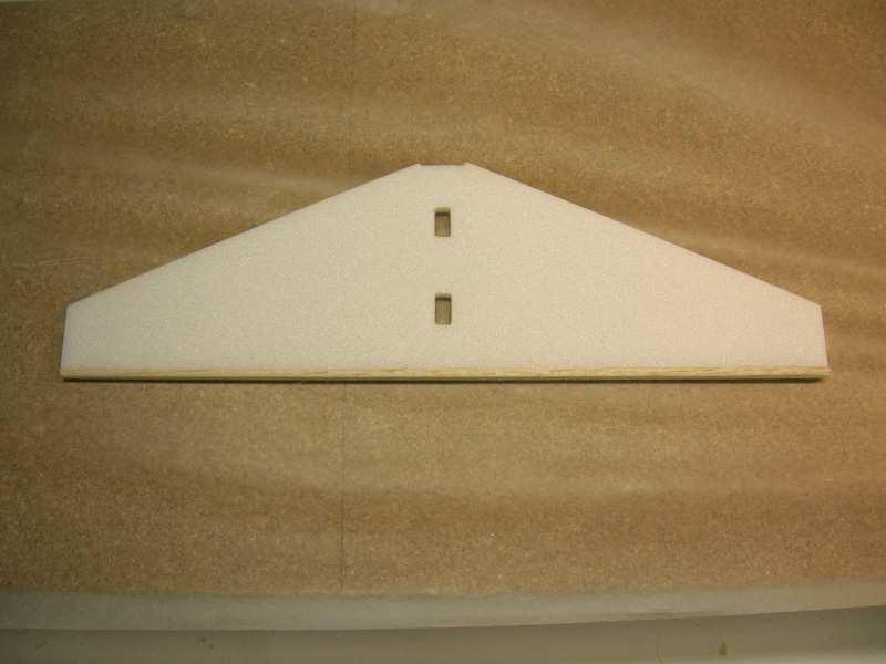 Step 20 Using the sanding block, bevel the leading edge of the elevator as shown to allow for movement of the
