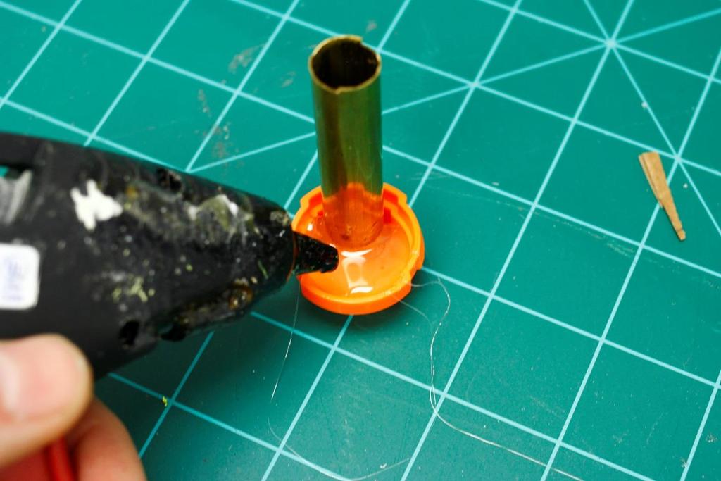 Step 4: Fill the rest of the orange air restrictor